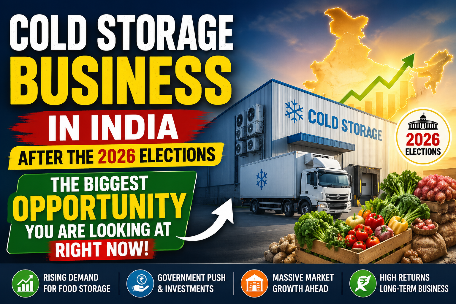 cold storage business profit India 2026